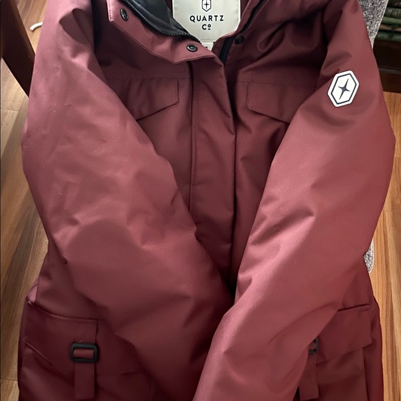 QUARTZ CO.
'DORSET' COAT (PARKA) 
100% Canadian White Duck - Picture 2 of 6